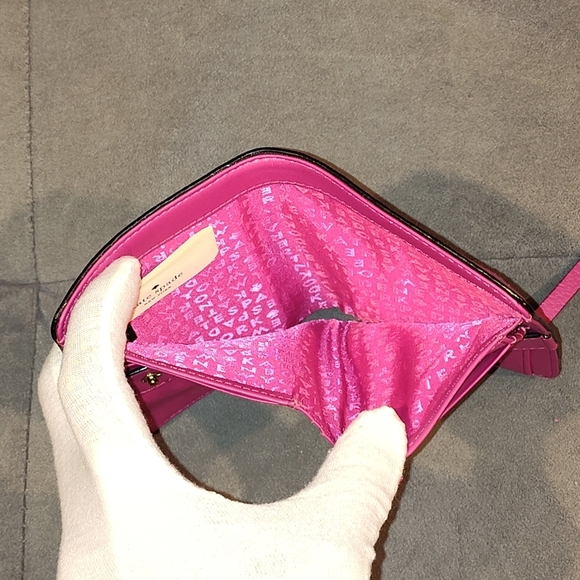 KATE SPADE NEW YORK SMALL TALLY BLURRY FLORAL LAUREL WAY BLACK TOTE & WALLET - Picture 15 of 16